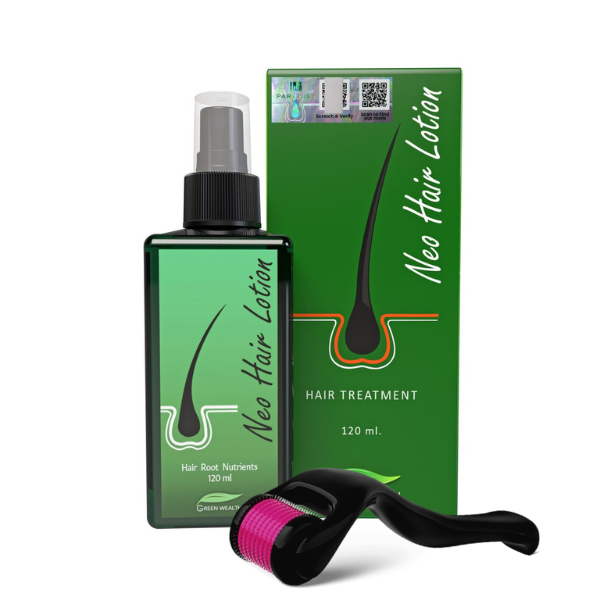 Neo Hair Lotion 120ml + Derma Roller Combo